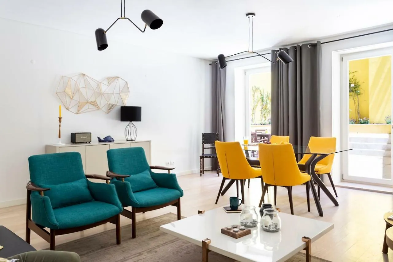 شقة Lisboa Altido Bright And Elegant 1Br Home With Workspace And Huge Terrace In Pena, Close By Viewpoint
